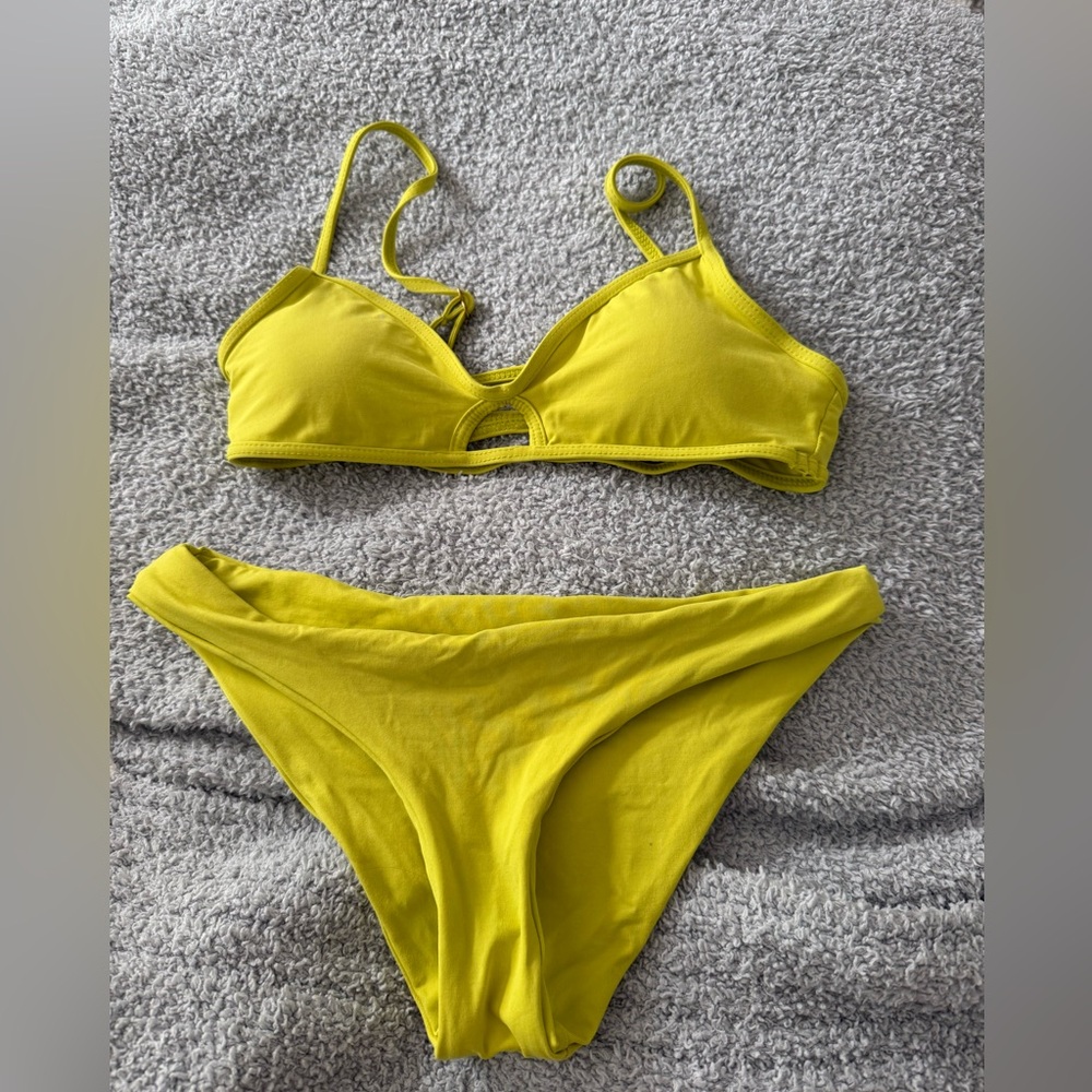 L*space green/yellow bikini